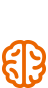 Symbol Gehirn für Entwicklung